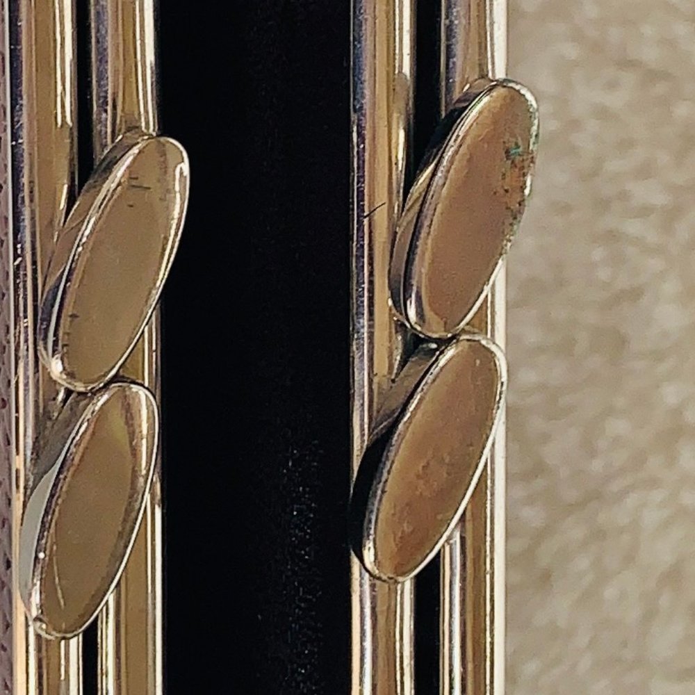 Purple Black Python Print Split Clutch Vegan Bag - image 8